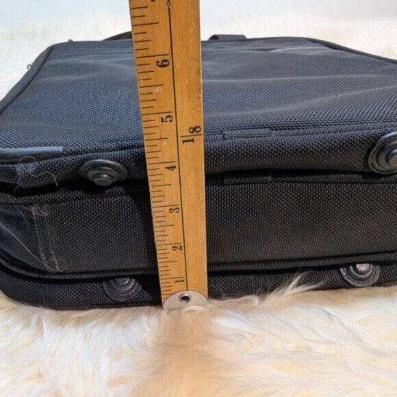 BRIGGS & RILEY 07-BB107 VERTICAL BLACK NYLON LAPTOP BRIEFCASE BAG Travel - Picture 6 of 16